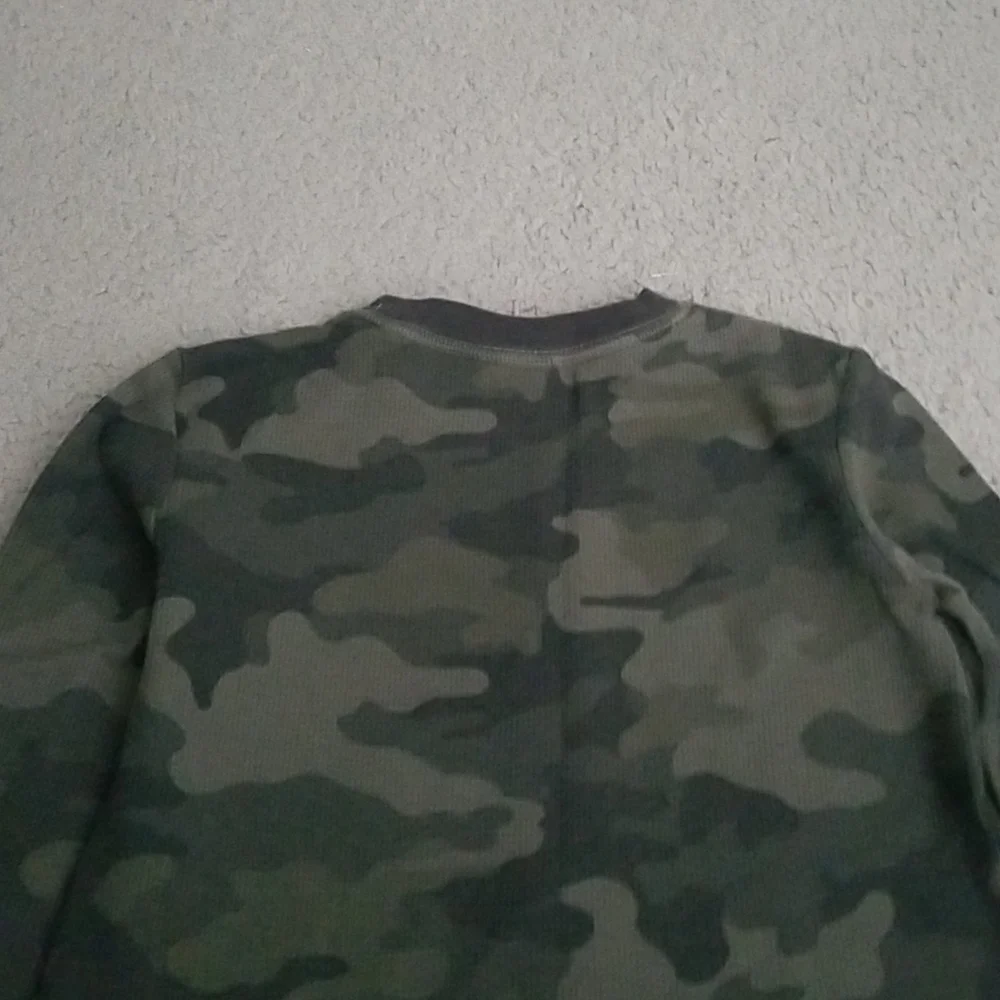 Cat & Jack Boy's Knit Camo Long Sleeve Shirt